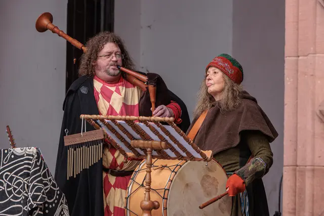 Musikalische Begleitung zur Eröffnung der Sonderausstellung „Germersheim – Rudolf von Habsburg und die Stadtrechtsverleihung 1276“ im  März 2026 | Foto: Paul Needham
