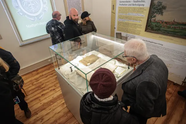 Eröffnung der Sonderausstellung „Germersheim – Rudolf von Habsburg und die Stadtrechtsverleihung 1276“  - spannende Einblicke in die Stadtgeschichte | Foto: Paul Needham