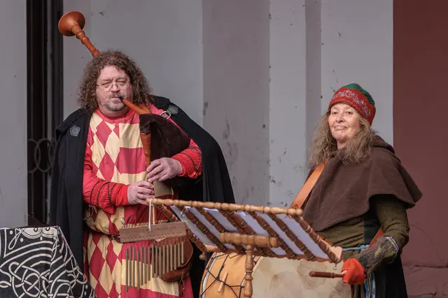 Musikalische Begleitung zur Eröffnung der Sonderausstellung „Germersheim – Rudolf von Habsburg und die Stadtrechtsverleihung 1276“ im  März 2026 | Foto: Paul Needham