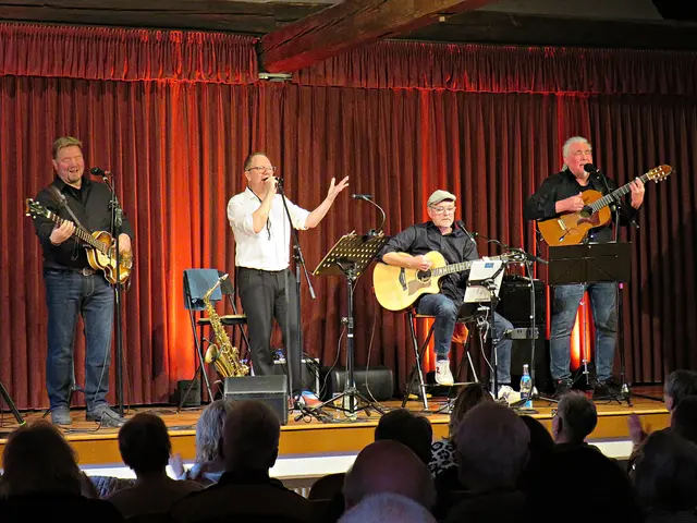 Von links: Chris Linder, Stefan Gebert, Frank Ruppert und Alex Lützke | Foto: Brigitte Melder