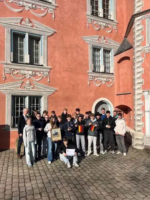 Die Klasse 8 beim Besuch des Museums | Foto: Stadt Ladenburg