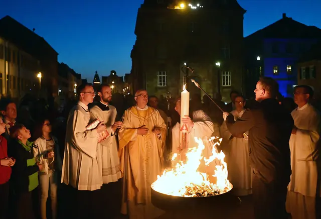 Die Osternacht im Dom - Symbolfoto aus dem Jahr 2023 | Foto: Domkapitel Speyer/Klaus Landry