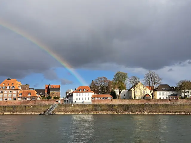 Der Regenbogen ist ein gutes Omen für die Reise. | Foto: Volker Widdrat