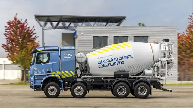 Mercedes-Benz eArocs 400: batterieelektrischer Bau-Lkw ab April bestellbar | Foto: Copyright Daimler Truck AG. Alle Rechte vorbehalten.