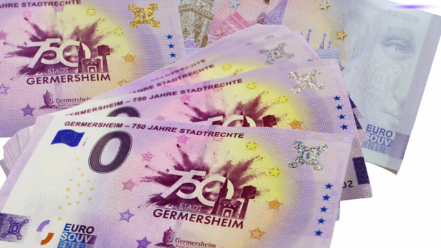 der 0-Euro-Jubiläumsschein - nur echt mit Germersheim-Logo | Foto: Stadt Germersheim/frei