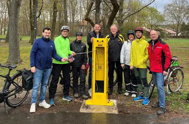 Neue ADAC Radservice-Station in Florstadt-Staden für schnelle Hilfe bei Fahrradpannen. | Foto: ADAC Hessen-Thüringen e.V.