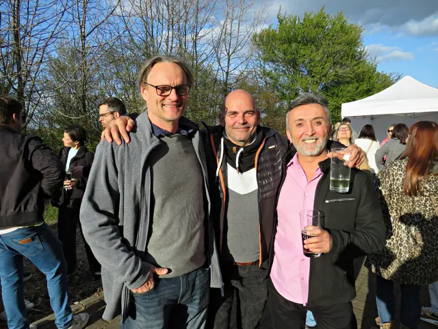 Martin (Odenwald), Bernd (Eisenberg) und Jascha (Ludwigshafen) | Foto: Brigitte Melder
