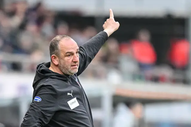 Kann er seinen 1. FC Heidenheim endlich  mal wieder zum Sieg führen? Trainer Frank Schmidt. (Archivbild) | Foto: Harry Langer/dpa