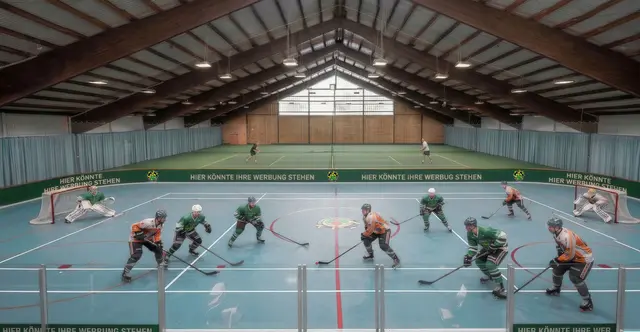 Beispielhafte Visualisierung, wie die zukünftige Tennishalle aussehen könnte. | Foto: IHC Landau 1999 e.V.