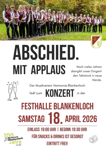 Abschiedskonzert unseres langjährigen Dirigenten  | Foto: Tomke Lompa und Birgit Zoller