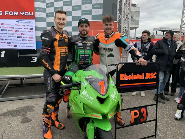 Mike Nagel, Felix Klinck und Kirill Müller fuhren in Hockenheim auf das Podium | Foto: Michael Sonnick