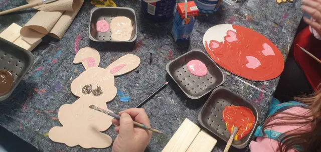 Die Malaktion machte den Kindern Spaß | Foto: Elvira Nowack