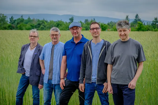 Projekt Kurzschluss v.l.n.r.: Thomas Klohr, Peter Mowitz, Stefan Geislinger, Markus Hartmann, Günther Pietrzyk | Foto: Markus Funk