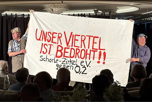 Der Kampf für das echte Viertel geht weiter.  | Foto: Volker Widdrat