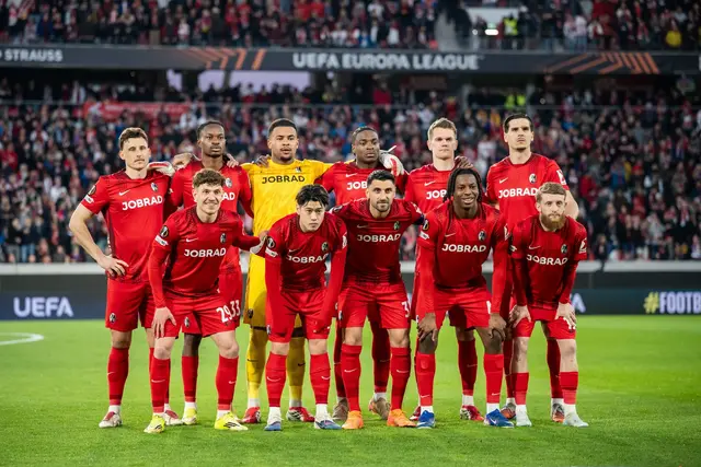 Der SC Freiburg steht erstmals in einem Europapokal-Viertelfinale. (Archivbild) | Foto: Silas Stein/dpa
