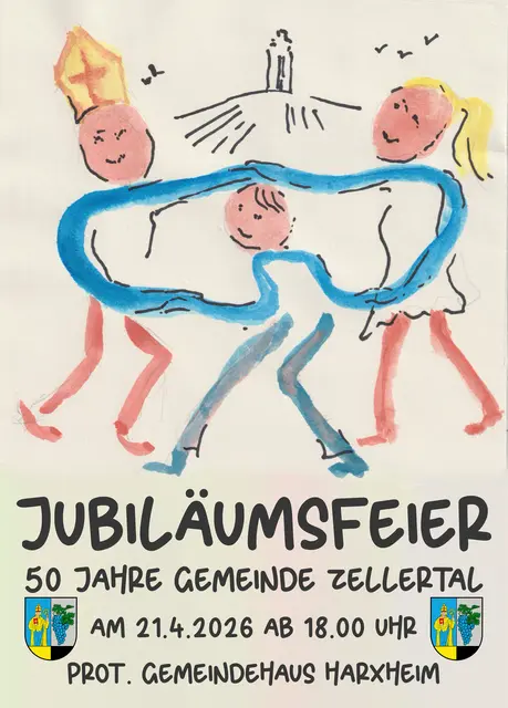 Plakat Jubiläumsfeier Zellertal | Foto: v. Borries / Herweck