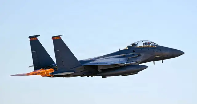 Symbolbild: Eine F-15E Strike Eagle der US-Luftwaffe. Mehrere Medien berichten, dass der über Iran abgeschossene Kampfjet ebenfalls eine F-15E gewesen sein soll. | Foto: U.S. Air Force / U.S. Central Command