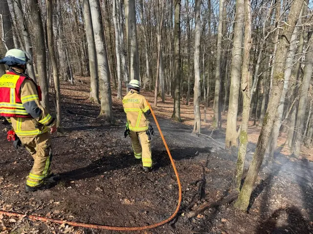 Ein Brand auf 800 Quadratmetern sorgte am Donnerstag, 9. April, für einen größeren Feuerwehreinsatz | Foto: Feuerwehr KL/gratis