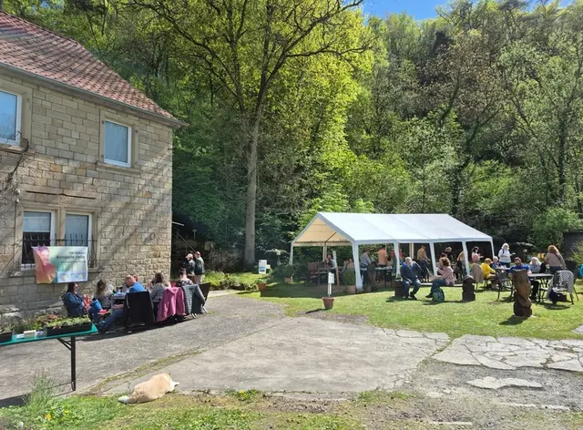 Nahe der Natur-Museum 
Museumshof im Vollfrühling  | Foto: Nahe der Natur-Museum 