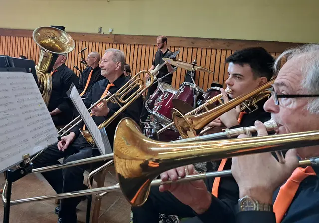 Swingin´ Trombones, 100 %. | Foto: Carina Haag