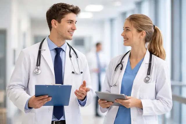 Der Verein „Ärzte für die Westpfalz“ ermöglicht talentierten jungen Menschen aus der Region die finanzielle Unterstützung für ein deutschsprachiges Medizinstudium an den Universitäten in Pécs oder Budapest in Ungarn  | Foto: Frank Schäfer / mit KI erstellt