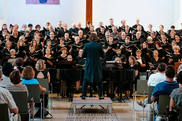 Chöre der Mannheimer Liedertafel &amp; Singkreis St. Aposteln beim Konzert | Foto: Emilia Bamberger
