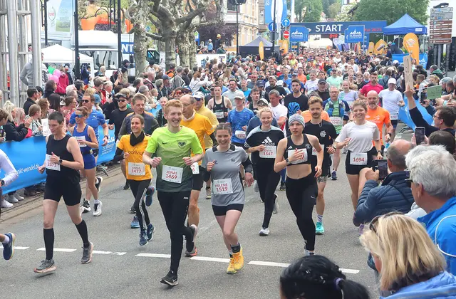 Der 18. Globus-Marathon in der Kreisstadt St. Wendel findet am Sonntag,  26. April statt | Foto: Kreisstadt St. Wendel / Josef Bonenberger