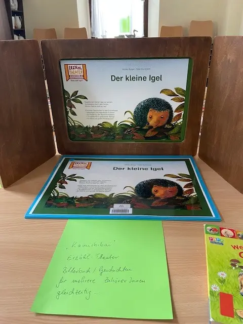 Der kleine Igel - Kamishibai | Foto: Christine Kapper; Bilderbuch Erzähltheater