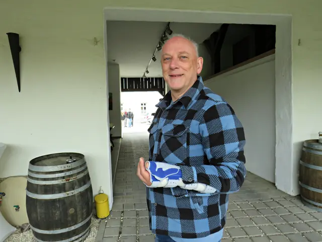 Verletzter Künstler Patrick Hieb  | Foto: Brigitte Melder