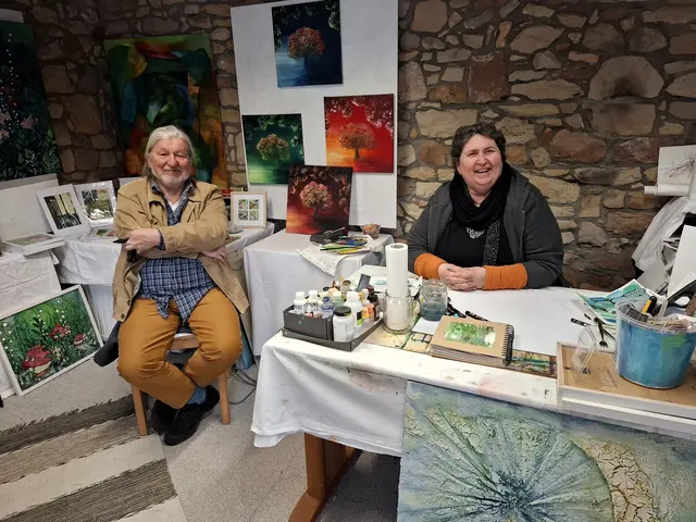 Sonja Spielmann in ihrem Atelier | Foto: Brigitte Melder