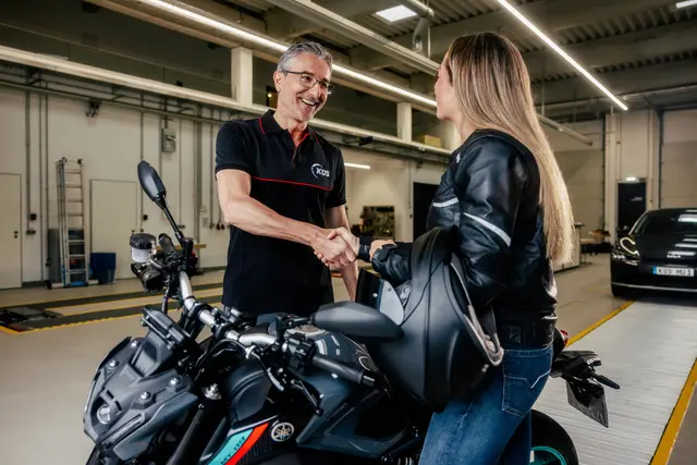 Motorrad auswintern: Reifen, Bremsen und Flüssigkeitsstände prüfen. | Foto: KÜS-Bundesgeschäftsstelle