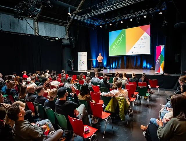 Am 21. und 22. April 2026 bringt der KreativStart Kongress des K3 Kultur- und Kreativwirtschaftsbüro Karlsruhe kreative Köpfe, Gründerinnen und Unternehmerinnen zusammen. | Foto: Foto Ingrid Kappenberger