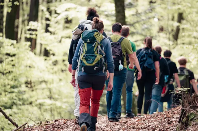 Gemeinsam durch eindrucksvolle Natur: die Uni-Villa-Wanderung  | Foto: Wolfgang Klein/gratis