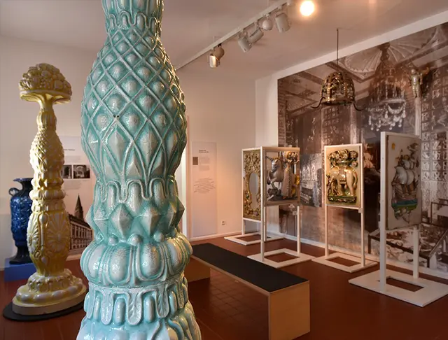 Keramik, Design und traditionsreiche Handwerkskunst warten im Museum der Majolika auf neugierige Besucherinnen und Besucher. | Foto: Badisches Landesmuseum Foto Thomas Goldschmidt