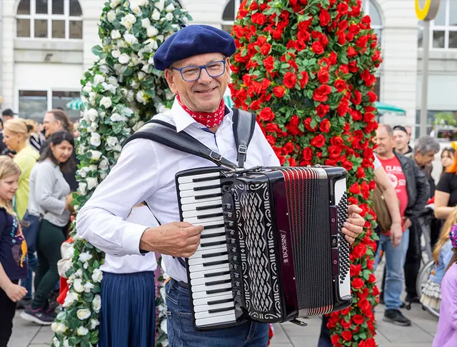 Am 25. und 26. April 2026 feiert die Karlsruher Innenstadt mit dem Fest der Sinne Karlsruhe den Frühlingsstart. | Foto: Karlsruhe Marketing und Event GmbH, Foto Juergen Roesner
