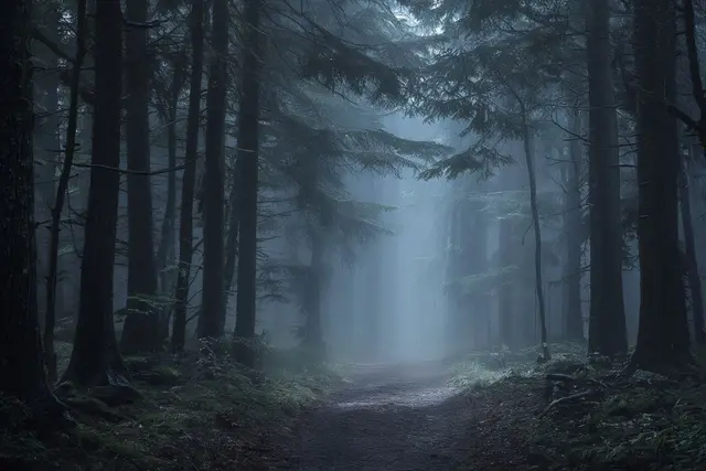 Was heute als Ausflugsziel gilt, war früher Tatort. Wälder, Burgen und Dörfer erscheinen plötzlich in einem ganz anderen Licht. (bearbeitet mit KI) | Foto: Heike Schwitalla