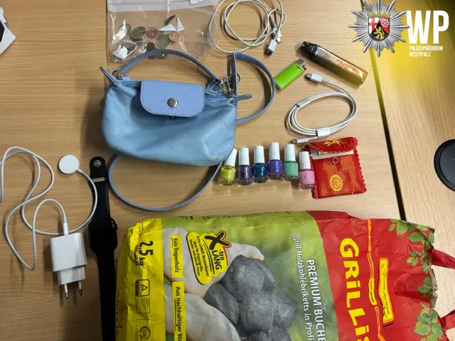 Die Polizei hat in Kaiserslautern einen mutmaßlichen Autoknacker auf frischer Tat gestellt. Das sichergestellte Diebesgut könnte aus mehreren Autoaufbrüchen stammen. | Foto: Polizeidirektion Kaiserslautern