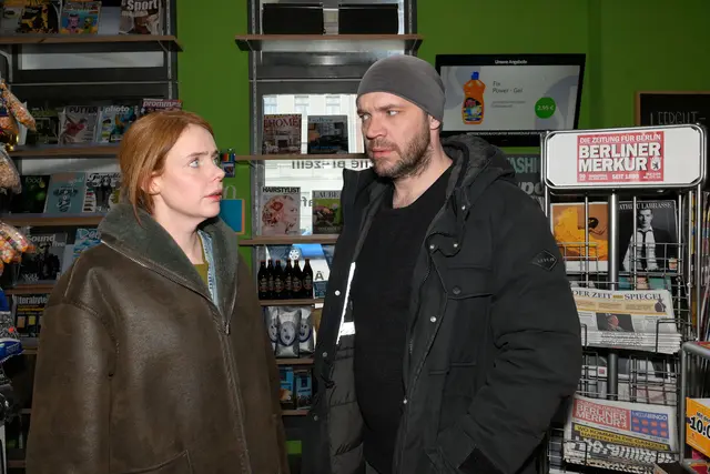 Toni (Olivia Marei) und Erik (Patrick Heinrich): Trotz Trennung lassen die Gefühle nicht los – kommt es bei GZSZ zur Wende? | Foto: Foto: RTL / Rolf Baumgartner