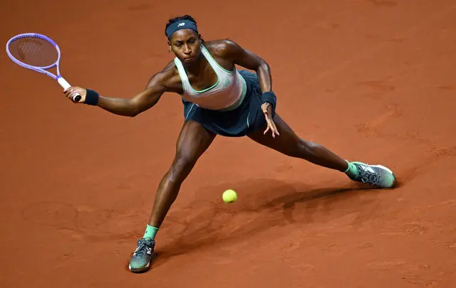 US-Star Coco Gauff verabschiedet sich im Viertelfinale vom Stuttgarter Tennis-Turnier. | Foto: Marijan Murat/dpa