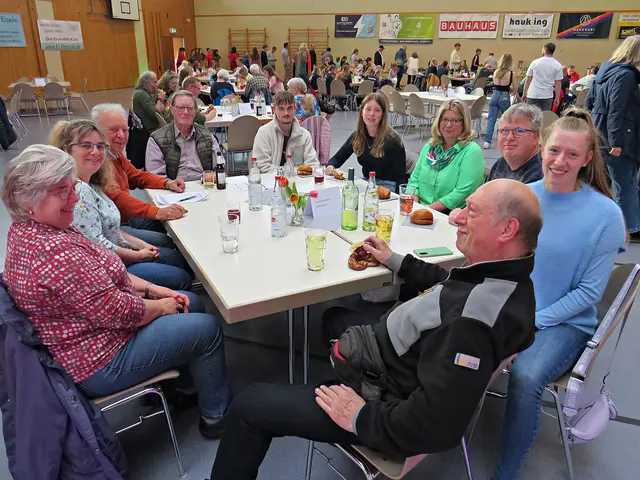 Der TSV-Iggelheim-Tisch | Foto: Brigitte Melder