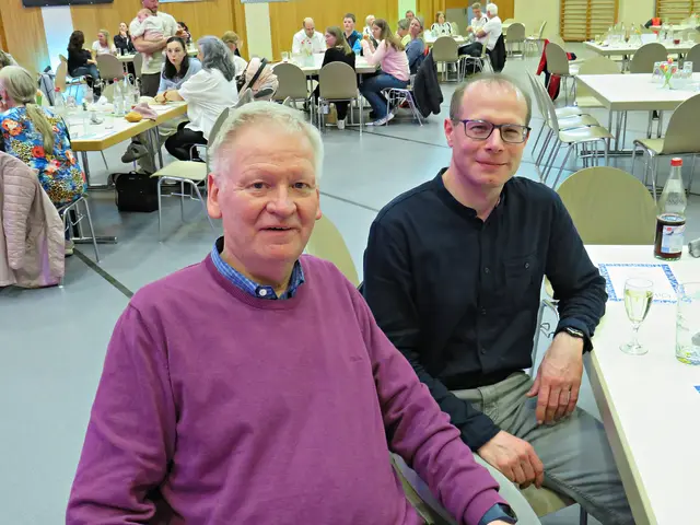Edgar Christ und Andreas Sundheimer seit vielen Jahren sportliche Gemeinsamkeiten | Foto: Brigitte Melder