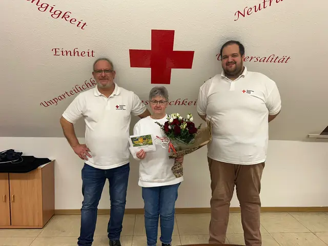 (v.l.n.r.) Bernd Leibrock, Heidi Sammel, Fabian Geib | Foto: Fabian Geib