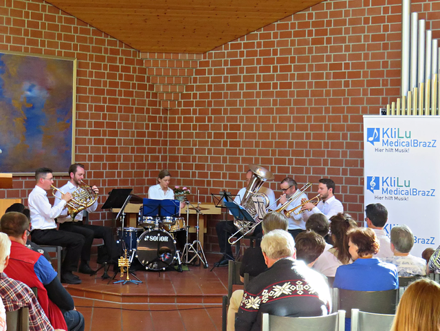 Medical BrazZ beim Konzert in der Jakobuskirche 2025 | Foto: Brigitte Melder