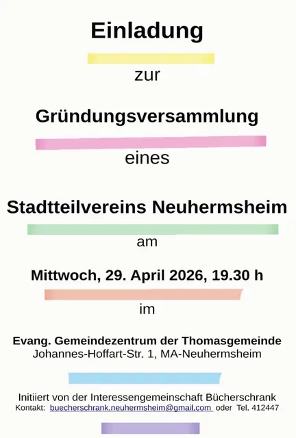 Foto: Interessengemeinschaft Bücherschrank Neuhermsheim
