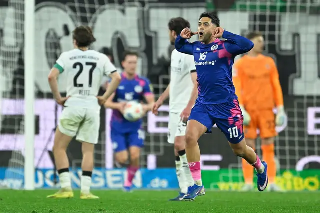 Umjubelter Schlusspunkt: Nadiem Amiri nach dem 1:1. | Foto: Ulrich Hufnagel/dpa
