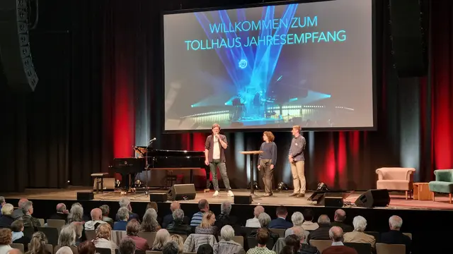 Das neue Führungs-Trio des "Tollhaus" (v.l.); Geschäftsführer Sebastian Bau, dazu die beiden neuen Kollegen in der Geschäftsführung, Maíra Wiener und Daniel Geiger | Foto: www.jowapress.de