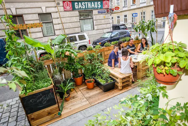 Parklets sorgen für Belebung in verkehrsberuhigten Straßen Wiens | Foto: Stadt Wien