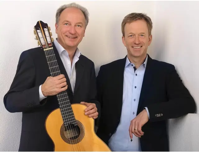 Martin Seidler (rechts) und Volker Höh zu Gast in der Nordpfalzhalle in Alsenz | Foto: Claudia Rothenberger/gratis