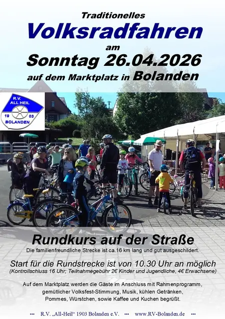 Veranstaltungsflyer Volksradfahren | Foto: |szip