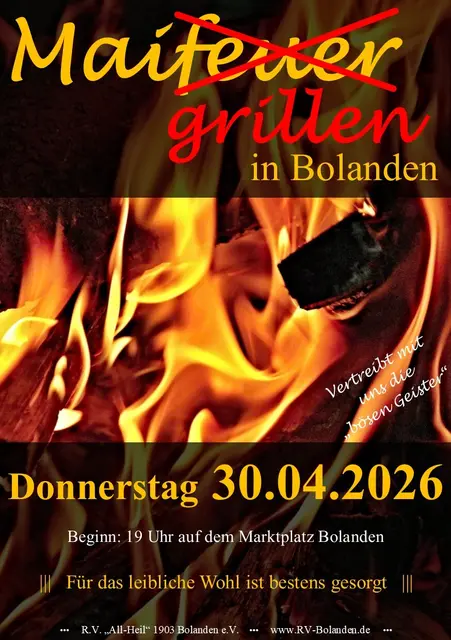 Veranstaltungsflyer Maigrillen | Foto: |szip